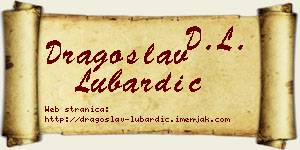 Dragoslav Lubardić vizit kartica
